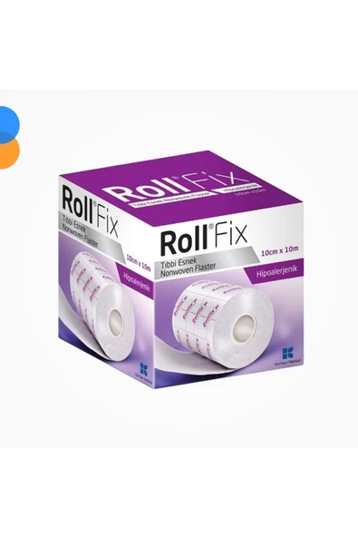 Fix Elastik Sabitleme Bandı Hipoalerjenik Flaster - 10cmx10m - 1 Adet ürün görseli 1