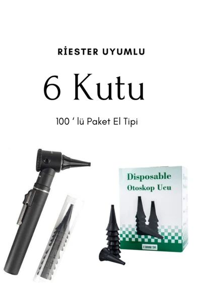 DİSPOSABLE OTOSKOP UCU EL-DUVAR TİPİ 2(2,5)MM*100 ADET X 6 KUTU ürün görseli 1