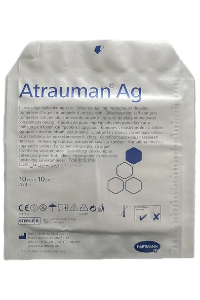 N Atrauman Ag 10x10 Gümüş Içerikli Yara Örtüsü - 1 Adet ürün görseli 1