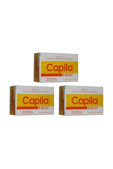 Kükürtlü Sabun Sarı Kutu 90 gr x 3 Adet ürün görseli 1