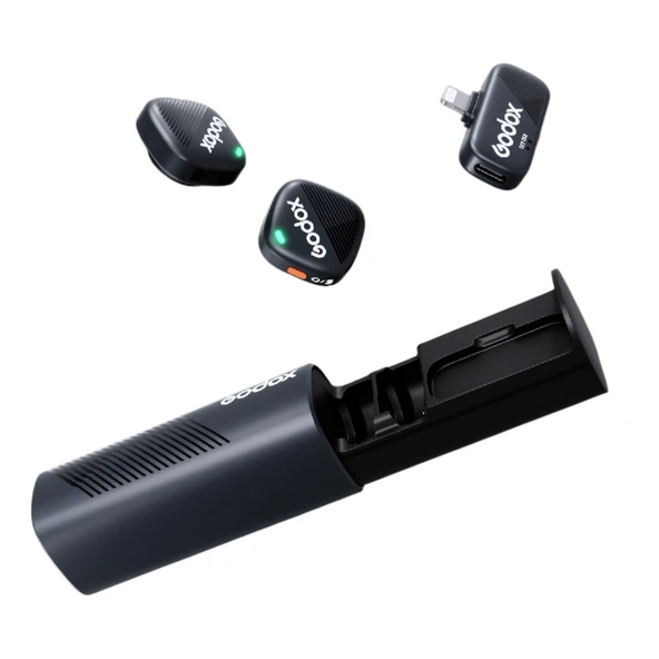 Godox Cube-SL İkili Kablosuz Mikrofon Kit 2 (Lighting) - Resim 2