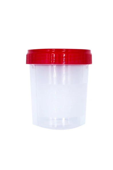 Tek Kullanımlık Idrar Numune Kabı X 100 Ml X (non Steril) X 100 Adet ürün görseli 1