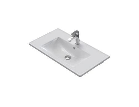 Turkuaz Cerastyle Arte Plus Etajer Uyumlu Lavabo 80*45 cm ürün görseli 1