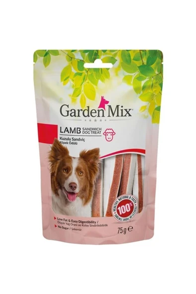 GARDENMİX Kuzulu Sandviç Köpek Ödülü 75 Gr SKT:07/2026 ürün görseli 1