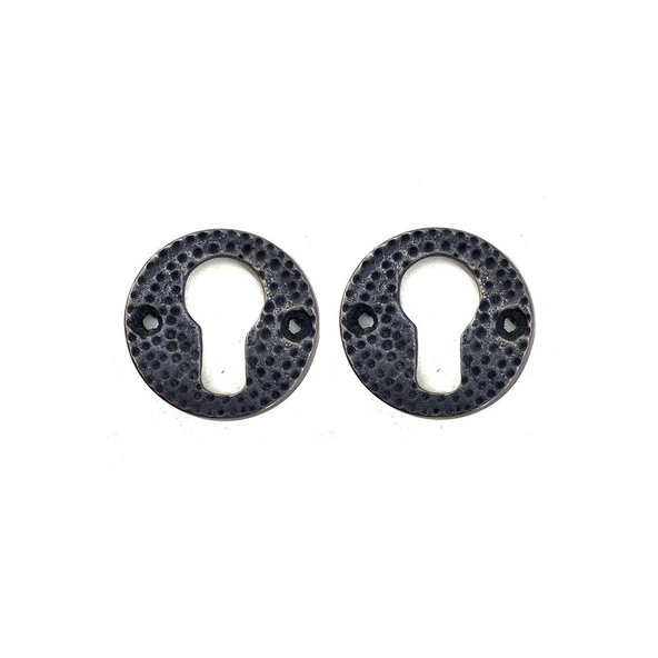 Antika Tarz Dekoratif Pirinç Oda Kilit Rozeti - 49mm, Oksit TG-1395 340267 ürün görseli 1