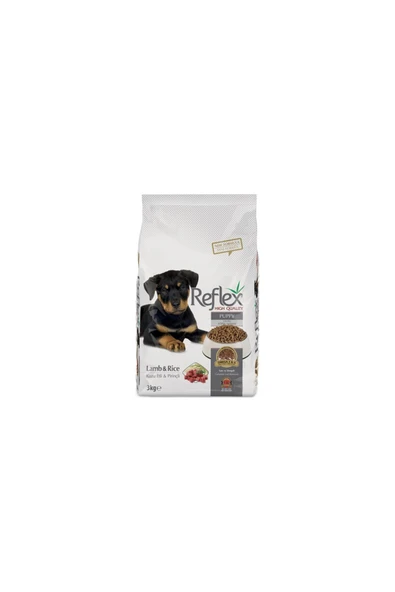 REFLEX Puppy Lamp&Rice Kuzu Etli & Pirinçli Yavru Köpek Maması 3 Kg ürün görseli 1