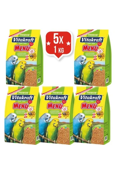 VİTAKRAFT 5 adet Menü Muhabbet Yemi 1000 gr ürün görseli 1