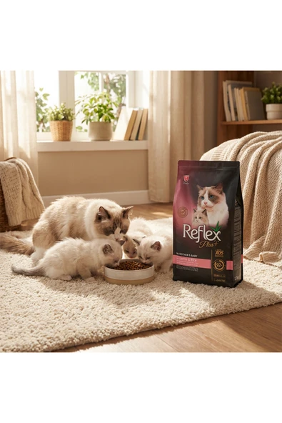 REFLEX Plus Hipoalerjenik Yetişkin ve Yavru Kuzu Etli Kedi Maması 1,5 kg ürün görseli 1