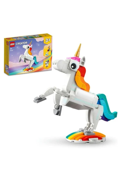LEGO Creator Sihirli Tek Boynuzlu At 31140 - 7+ Yaratıcı Oyuncak Yapım Seti (145Parça) ürün görseli 1