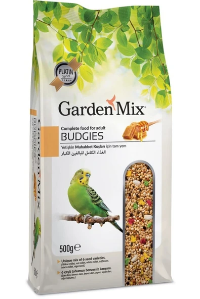 GARDENMİX Platin Ballı Muhabbet Kuş Yemi 500gr ürün görseli 1