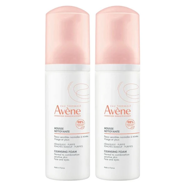Avene Mousse Nettoyante Cilt Temizleme Köpüğü 2x150ml SET ürün görseli 1