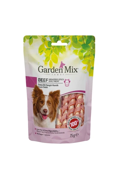 GARDENMİX Garden Mıx Dana Etli Kemik Köpek Ödülü 75 Gr ürün görseli 1