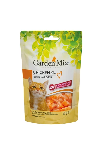 GARDENMİX Tavuklu Kedi Ödülü 60 Gr SKT:05/2026 ürün görseli 1