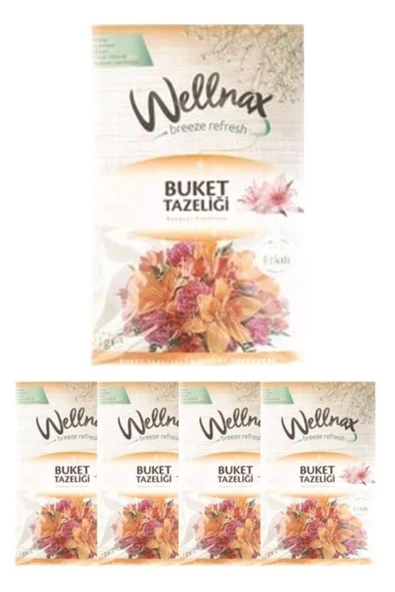 Wellnax Askılı Dolap ve Çekmece Kokusu Buket Tazeliği (5 adet) ürün görseli 1
