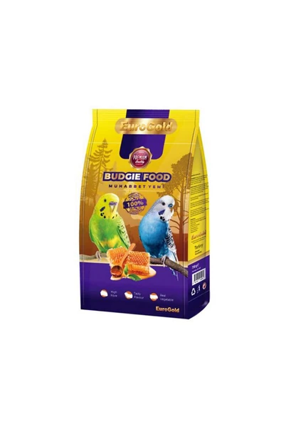 EUROGOLD Ballı Ve Meyveli Muhabbet Kuşu Yemi 500 Gr X 2 Adet ürün görseli 1