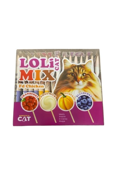 EUROCAT EuroGold Cat LoliCat FD Kedi Ödülü Karışık 1,5 Gr (15 li) ürün görseli 1