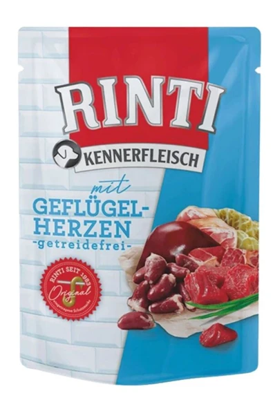 RİNTİ Yürekli Pouch Köpek Konservesi 400gr ürün görseli 1