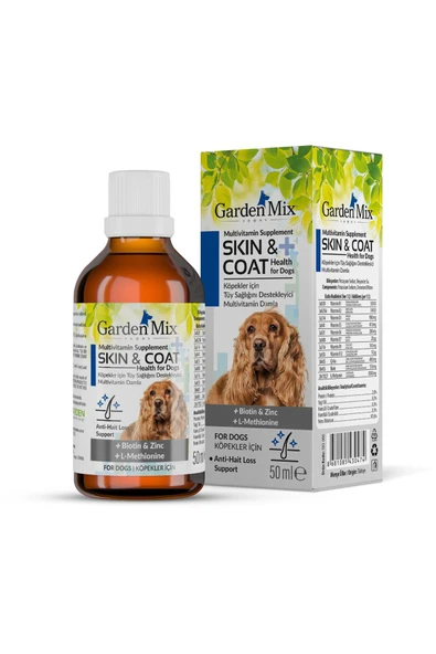 GARDENMİX Mix Köpek Tüy Sağlığı Damlası 50 ml ürün görseli 1