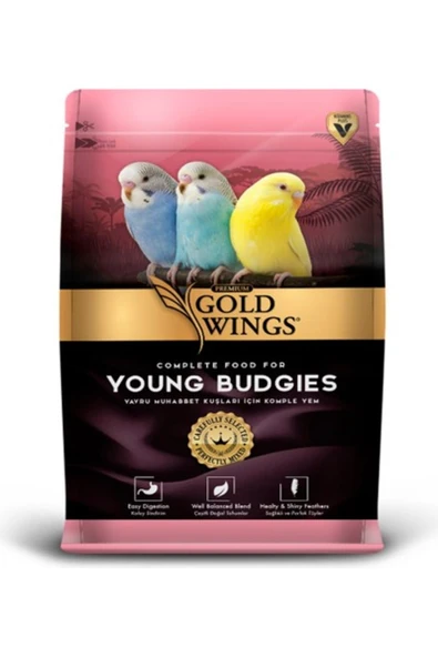 GOLD WİNGS Premium Yavru Muhabbet Yemi 1Kg ürün görseli 1