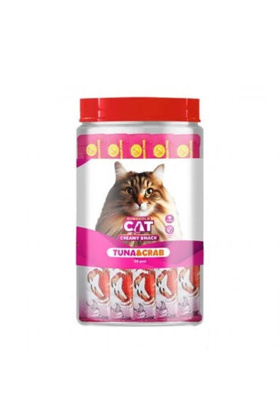 EUROGOLD Cat Sıvı Kedi Ödülü Ton - Yengeç 30x15Gr ürün görseli 1