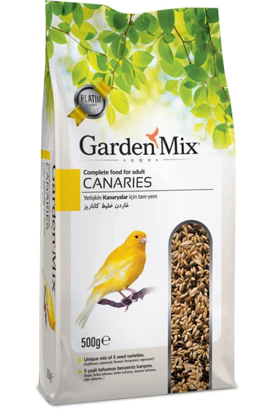 GARDENMİX Platin Kanarya Kuşu Yemi 500gr ürün görseli 1