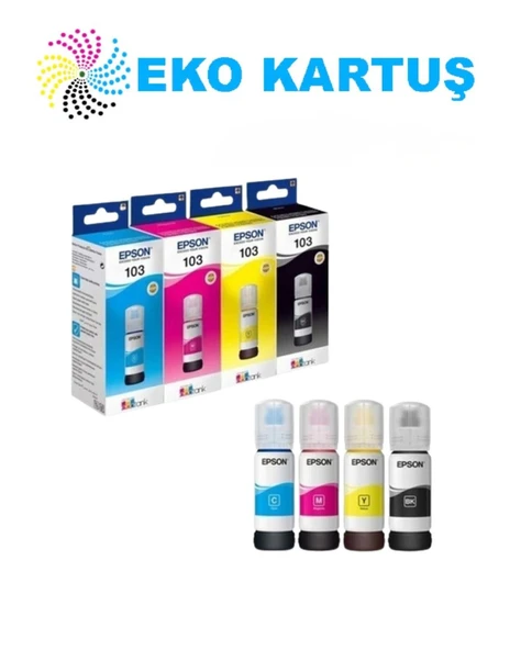 Epson 103 Mürekkep  Takımı 65 ML L3150 ürün görseli 1