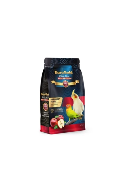 EUROGOLD Deluxe Blend Gerçek Elmalı Premium Paraket Yemi 1 Kg ürün görseli 1