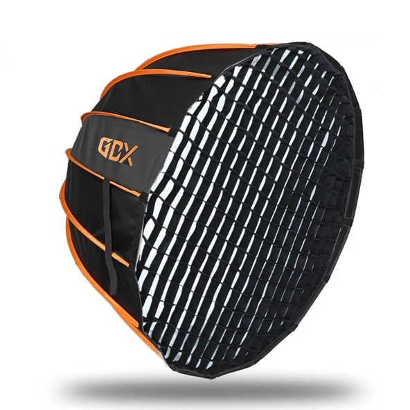 GDX One Tick 90 cm Parabolik Softbox Bowens Mount Hızlı Kurulum Kolay Açılır Softbox ürün görseli 1