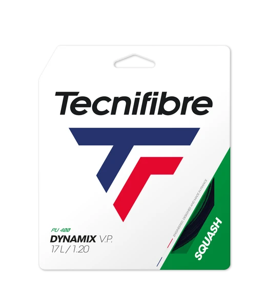 Tecnifibre Dynamix VP 17L/1.20 Siyah Squash Tekli Kordaj 06GDYN120B ürün görseli 1