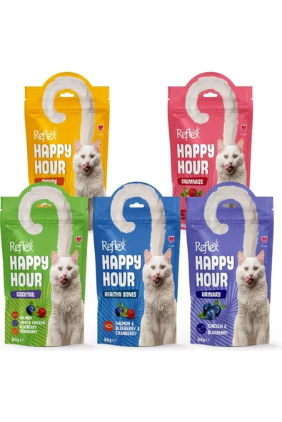 REFLEX Happy Hour 5 Çeşit Kedi Ödül Maması ürün görseli 1