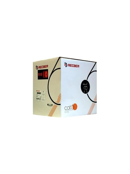 Reçber SL400 U23 LSZH Cat 6 U/UTP 4x2x23 AWG Turuncu Kablo 506076 (500 metre) ürün görseli 1