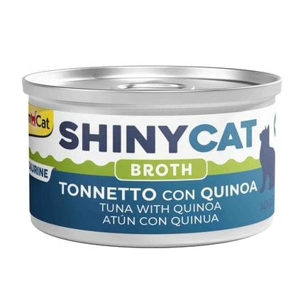 Gimcat Shinycat Broth Ton Balıklı ve Kinoalı Kedi Konservesi 70 gr ürün görseli 1