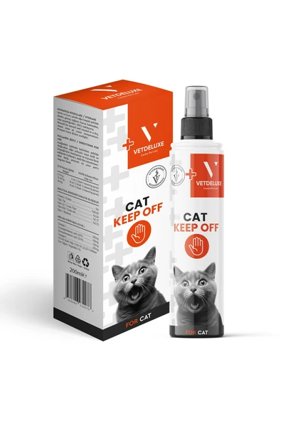 VETDELUXE Cat Keep Off Kedi Işaretleme Engelleyici, Iç Mekan Uzaklaştırıcı Sprey 150 ml ürün görseli 1