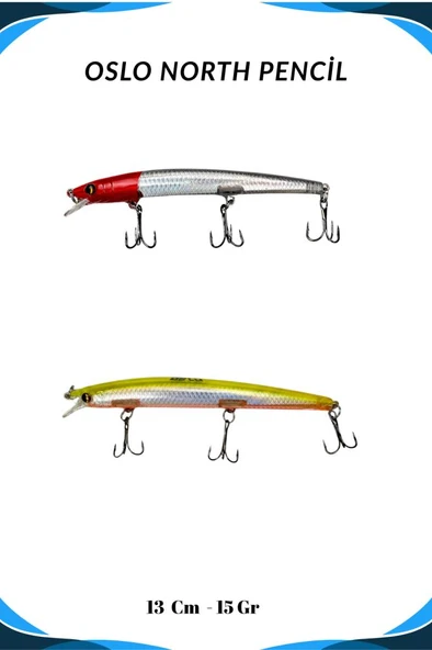 Oslo North Pencil 13cm 15gr Maket Balık ürün görseli 1