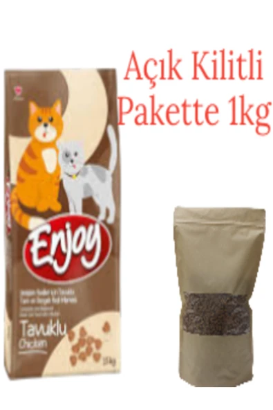 Enjoy Tavuk Etli Yetişkin Kedi Maması 1kg ürün görseli 1
