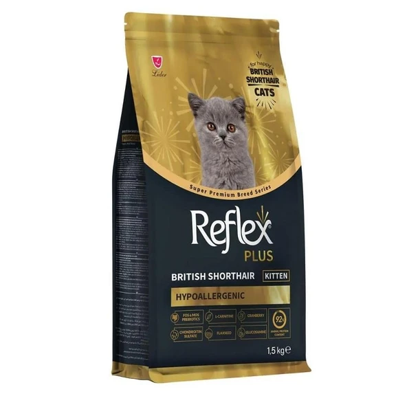 Reflex Plus British Shorthair Yavru Kedi Maması 1,5 Kg ürün görseli 1