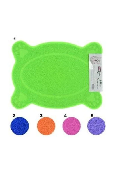 Maxi Life Kedi Tuvalet Paspası Oval 60 Cm Karışık Renkli ürün görseli 1