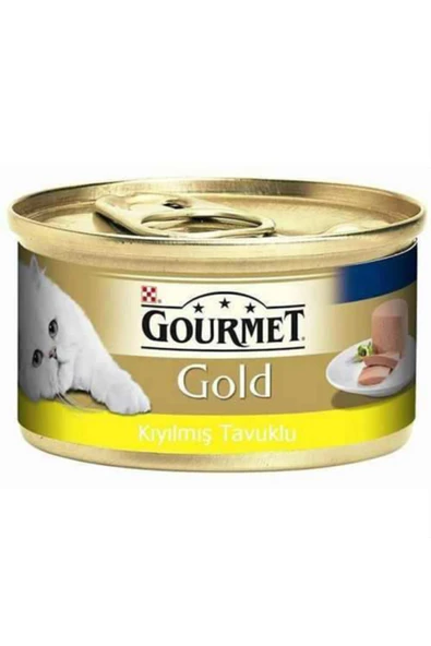 Gorumet Gold Kıyılmış Tavuk Etli Kedi Konservesi 85 gr ürün görseli 1
