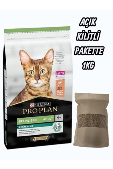 Purina Pro Plan Kısırlaştırılmış Somonlu Kedi Maması 1kg ürün görseli 1