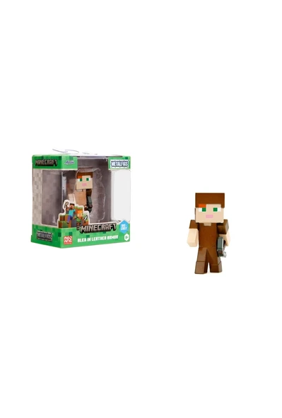 Jada Die-Cast Minecraft Metal Figürleri S3 85138 Alex In Leather Armor ürün görseli 1