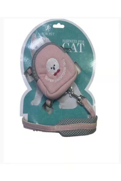 -W553 1,5 cm Cüzdanlı Gato Takım Kedi Bel Tasma ürün görseli 1