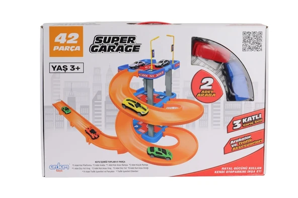 ER-201 SÜPER GARAGE OTOPARK SET ürün görseli 1