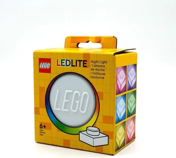 LEGO Iconic 5008991 1x1 Plate Night Light - White ürün görseli 1
