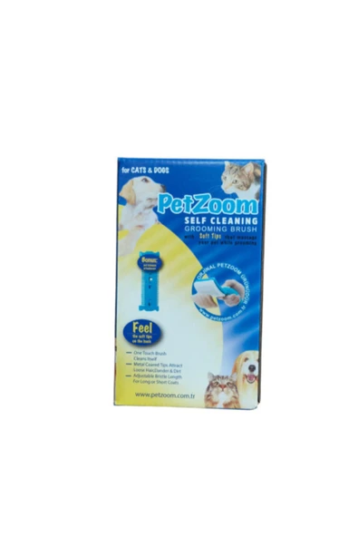 Petzoom Tüy Toplama ve Tarama Kıl Bakımı Fırçası Köpek Tarağı ürün görseli 1