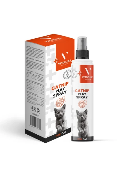 VETDELUXE Catnip Play Spray Kediler Için Kediotlu Oyun Spreyi 150 ml ürün görseli 1