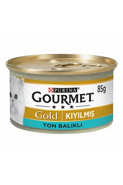 Gourmet Kıyılmış Ton Balıklı 85 gr Yetişkin Konserve Kedi Maması ürün görseli 1