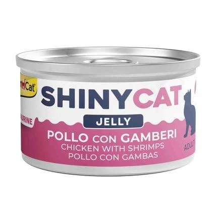 Gimcat Shinycat Jelly Tavuklu Karidesli Kedi Konservesi 70 Gr ürün görseli 1