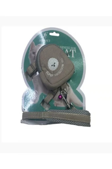 -W553 1,5 cm Cüzdanlı Gato Takım Kedi Bel  Tasma ürün görseli 1