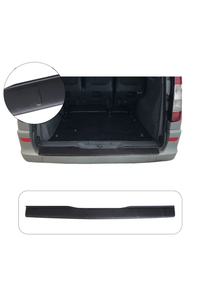 BRSPLAST Mercedes Vito Uyumlu 2003-2014 Geniş Model Abs Arka Tampon Üstü Koruma ürün görseli 1