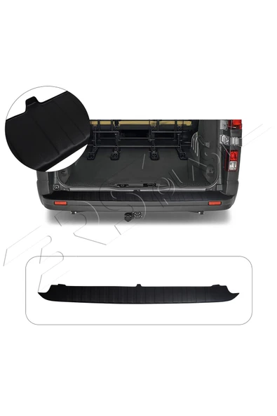BRSPLAST Renault Trafic Uyumlu 2014 Ve Üzeri Abs Geniş Arka Tampon Üstü Koruma ürün görseli 1
